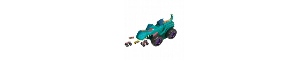 HOT WHEELS MONSTER TRUCK POŻERACZ AUT MEGA WREX
