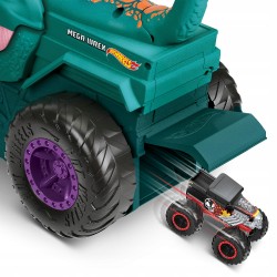 HOT WHEELS MONSTER TRUCK POŻERACZ AUT MEGA WREX