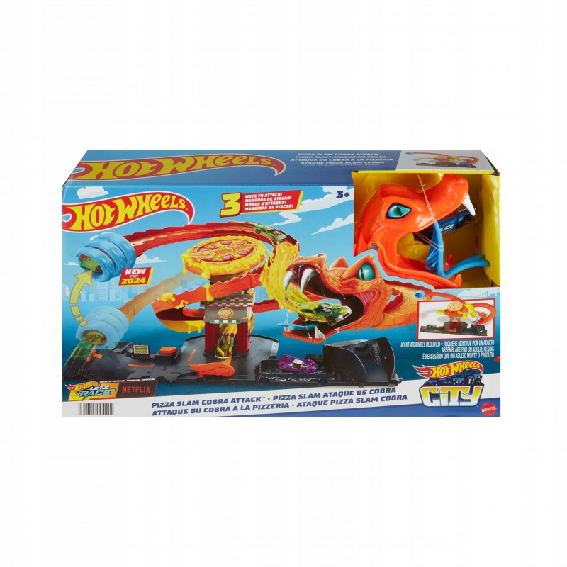 Hot Wheels City Odjazdowa pizza – Atak kobry Zestaw HTN81