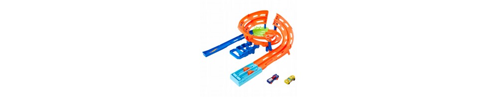 Hot Wheels Action Zakręcona pętla Tor Zestaw do zabawy HTK17