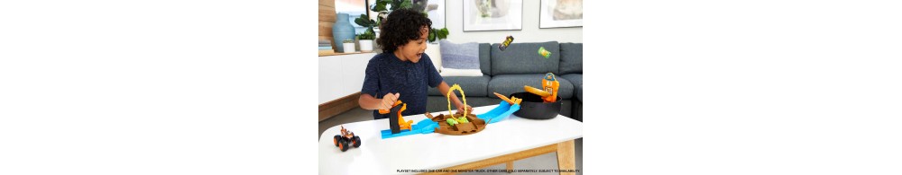 Hot Wheels Monster Trucks Opona – Kaskaderska arena Zestaw do zabawy GVK48