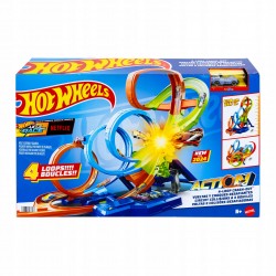 Hot Wheels Action Poczwórna pętla kraks Zestaw HXR70