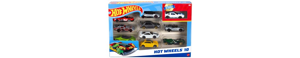 Hot Wheels 10-pak Zestaw 10 Autek 54886