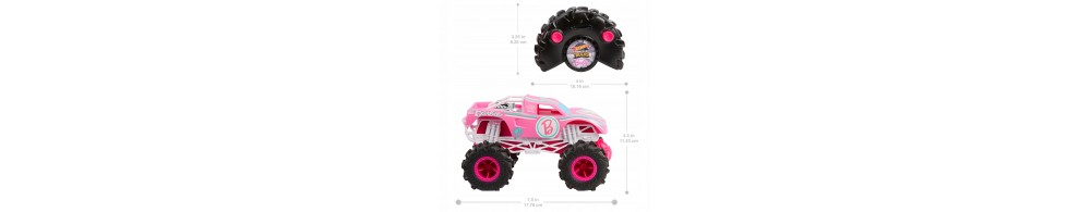 Hot Wheels Monster Trucks RC Barbie Zdalnie sterowany pojazd HNV02
