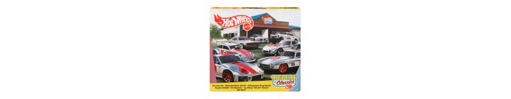 Hot Wheels Silver Series Mattel 80-lecie Samochodziki 7-pak ZAMAC JHF01