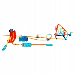 Hot Wheels Autko + zestaw torów prostych BHT77