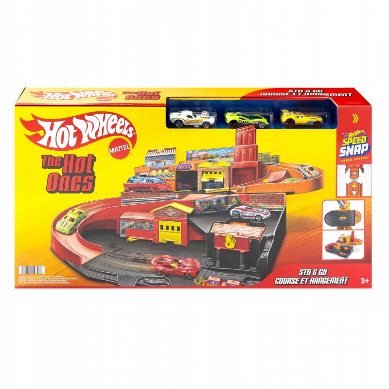 Hot Wheels Rajdowe miasto Przenośny zestaw JFH37