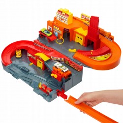 Hot Wheels Rajdowe miasto Przenośny zestaw JFH37