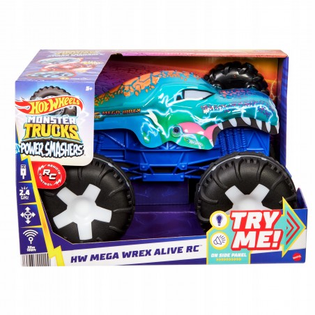Hot Wheels Monster Trucks RC Mega Wrex Alive Pojazd zdalnie sterowany JBD90