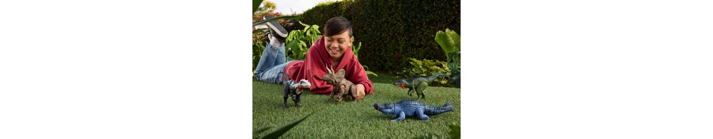 Jurassic World Czilantajzaur Dinozaur Gigantyczny atak JGB95