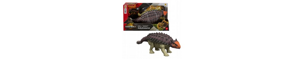Jurassic World Ankylozaur Ryczący dinozaur Figurka JGB90