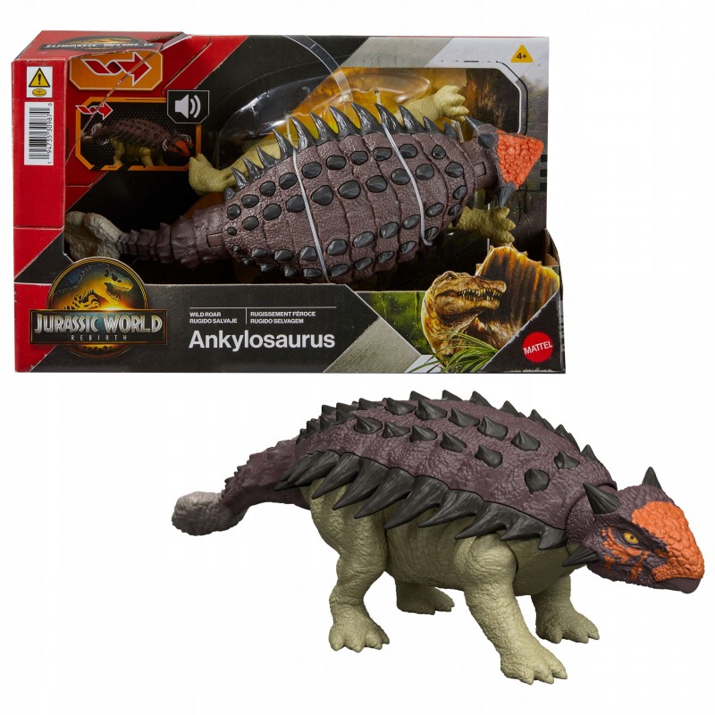 Jurassic World Ankylozaur Ryczący dinozaur Figurka JGB90