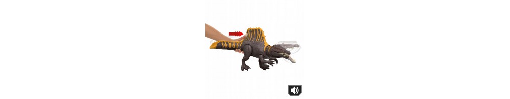 Jurassic World Tail Thrasher Spinozaur Figurka Dinozaur JGB56