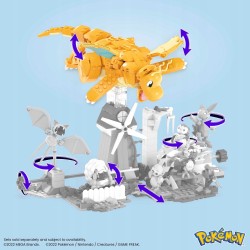 Mega Construx Pokémon Dragonite Zestaw klocków HKT25
