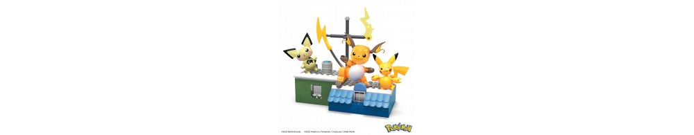 Mega Construx Pokémon Ewolucja Pikachu Zestaw klocków HKT23