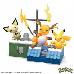 Mega Construx Pokémon Ewolucja Pikachu Zestaw klocków HKT23
