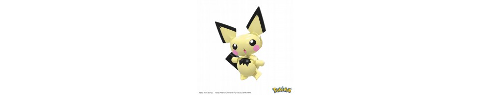 Mega Construx Pokémon Ewolucja Pikachu Zestaw klocków HKT23