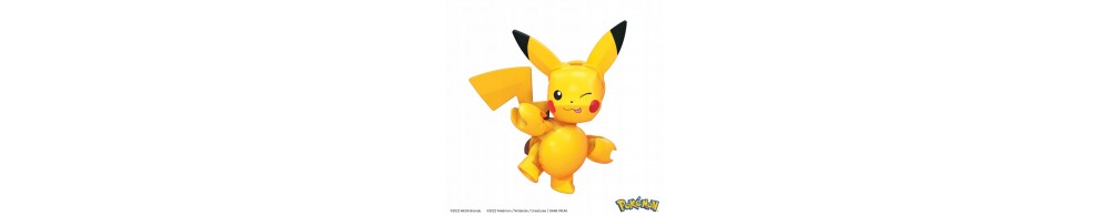 Mega Construx Pokémon Ewolucja Pikachu Zestaw klocków HKT23