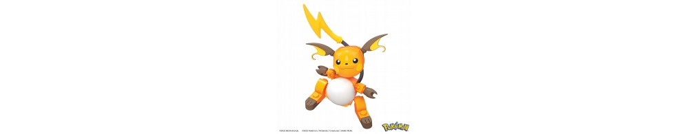 Mega Construx Pokémon Ewolucja Pikachu Zestaw klocków HKT23