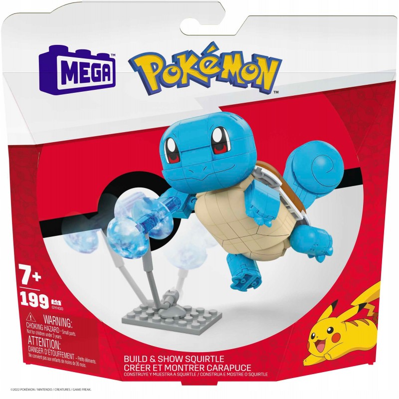 Mega Construx Pokémon Squirtle do zbudowania GYH00