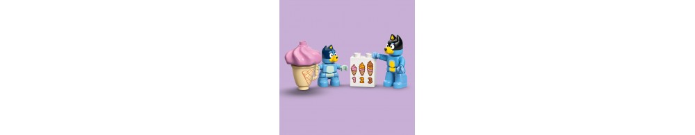 LEGO DUPLO Bluey Wyprawa po lody z Blue 10458