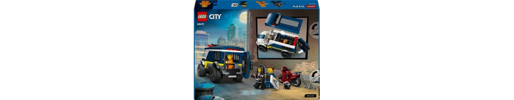 LEGO City Furgonetka policyjnego konwoju więziennego 60479