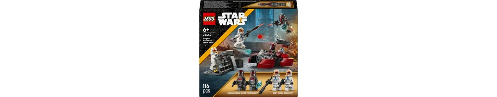 LEGO Star Wars Oblężenie Mandalory - zestaw bitewny 75449