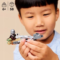 LEGO Star Wars Śmigacz Mandalorianina i Grogu dla dzieci 75436