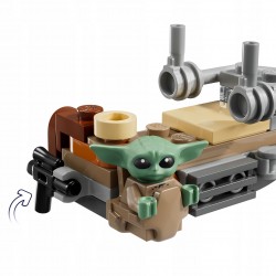 LEGO Star Wars Śmigacz Mandalorianina i Grogu dla dzieci 75436