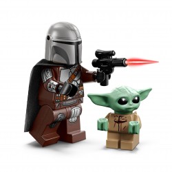 LEGO Star Wars Śmigacz Mandalorianina i Grogu dla dzieci 75436