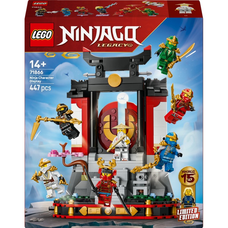 LEGO NINJAGO Ozdoba z postaciami ninja - 15-lecie 71866