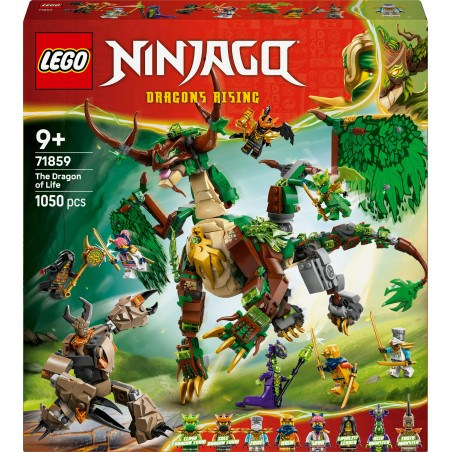 LEGO NINJAGO Smok życia, zabawka dla dzieci 71859