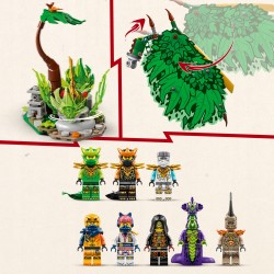 LEGO NINJAGO Smok życia, zabawka dla dzieci 71859