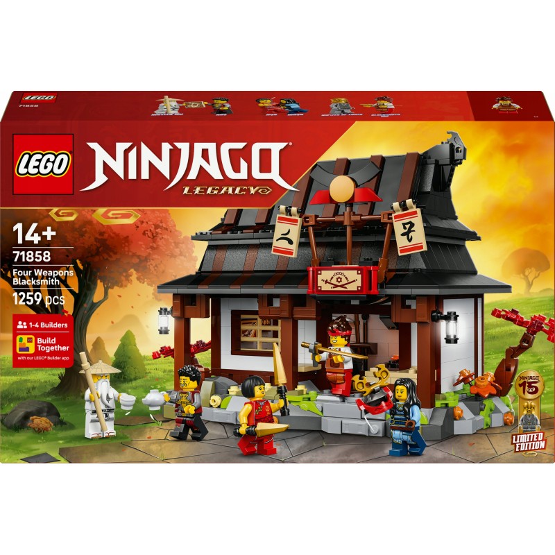LEGO NINJAGO Kuźnia Cztery Bronie - 15-lecie 71858
