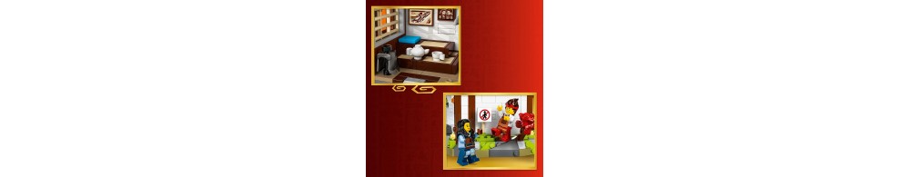 LEGO NINJAGO Kuźnia Cztery Bronie - 15-lecie 71858