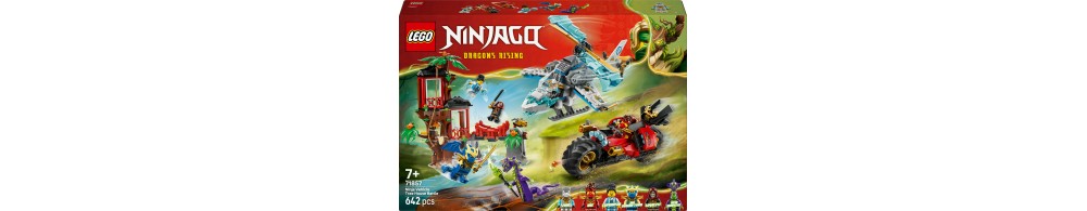 LEGO NINJAGO Bitwa ninja: domek na drzewie z pojazdami 71857