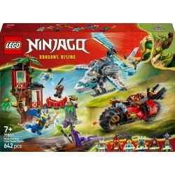 LEGO NINJAGO Bitwa ninja: domek na drzewie z pojazdami 71857