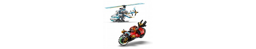 LEGO NINJAGO Bitwa ninja: domek na drzewie z pojazdami 71857