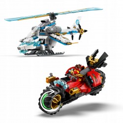 LEGO NINJAGO Bitwa ninja: domek na drzewie z pojazdami 71857