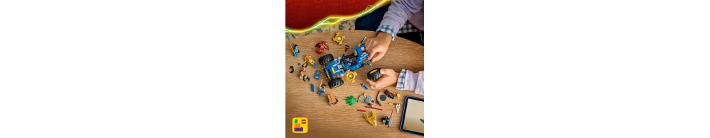 LEGO NINJAGO Wielofunkcyjny samochód Jaya dla dzieci 71856