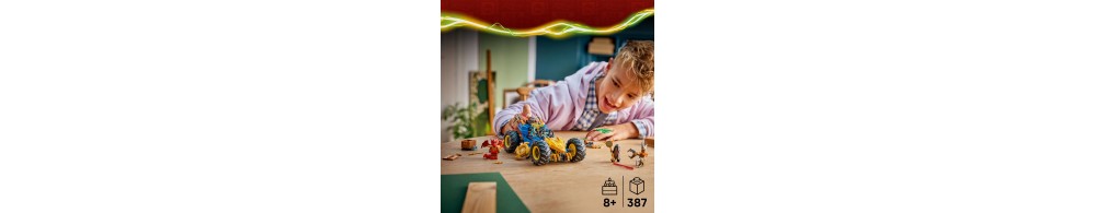 LEGO NINJAGO Wielofunkcyjny samochód Jaya dla dzieci 71856