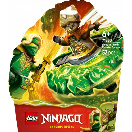 LEGO NINJAGO Lloyd kontra ziemny potwór na spinnerze 71850