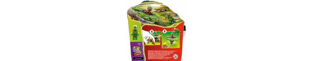 LEGO NINJAGO Lloyd kontra ziemny potwór na spinnerze 71850