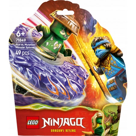 LEGO NINJAGO Nya kontra zmutowany potwór na spinnerze 71849