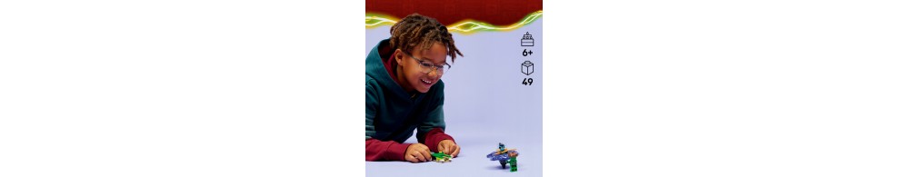 LEGO NINJAGO Nya kontra zmutowany potwór na spinnerze 71849