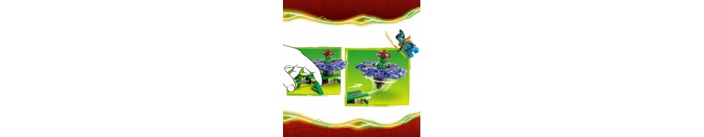 LEGO NINJAGO Nya kontra zmutowany potwór na spinnerze 71849