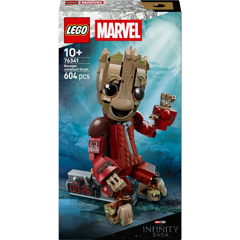 LEGO Marvel Groot w stroju Ravagera dla dzieci 76341