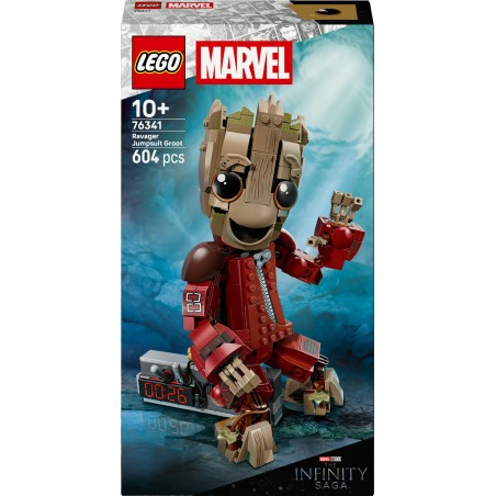 LEGO Marvel Groot w stroju Ravagera dla dzieci 76341