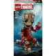 LEGO Marvel Groot w stroju Ravagera dla dzieci 76341