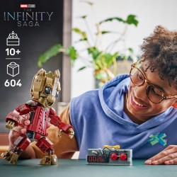 LEGO Marvel Groot w stroju Ravagera dla dzieci 76341